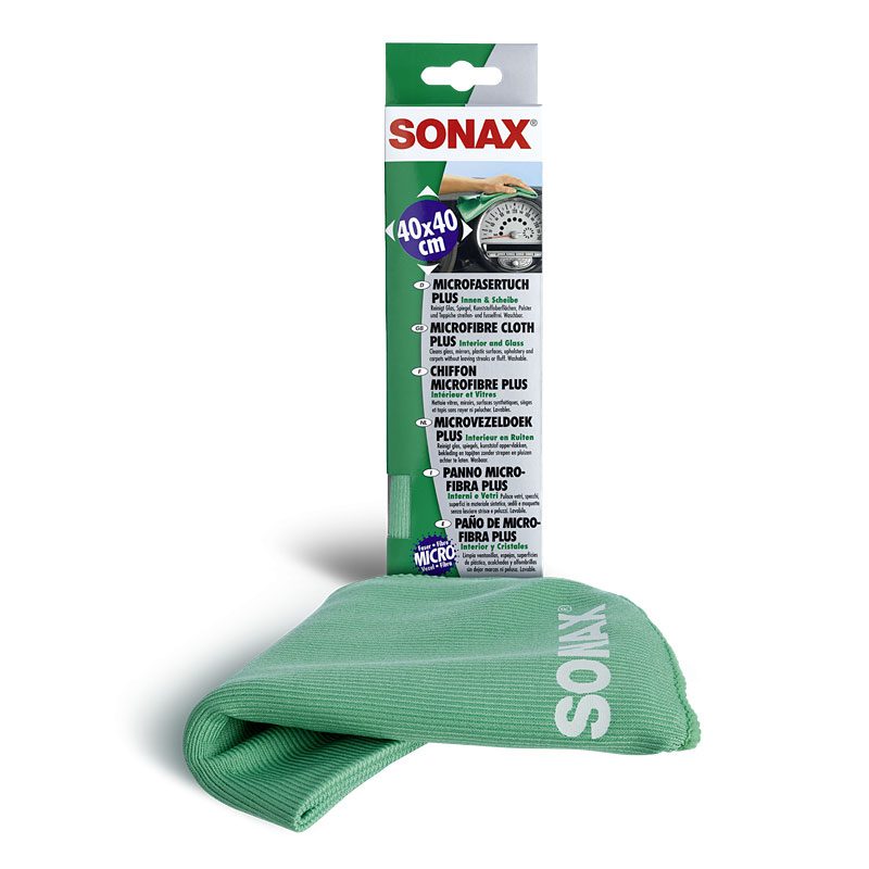 416500 SONAX Krpa od mikrovlakana za unutrasnjost-Zelena