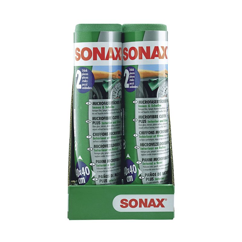 416541 SONAX Krpa od mikrovlakana za unutrasnjost-Zelena