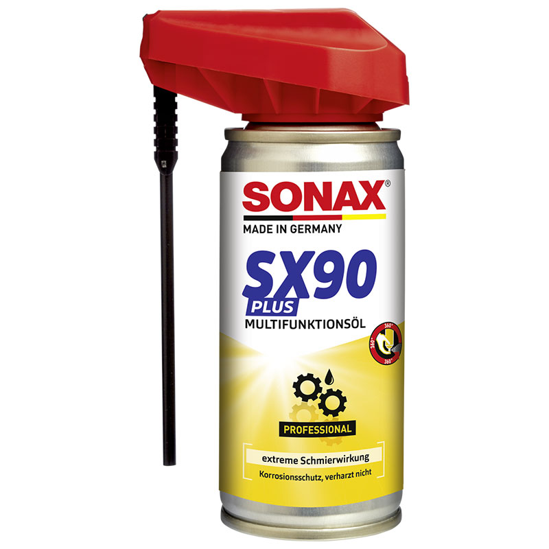 SONAX SX90 PLUS สเปรย์น้ำมันสารพัดประโยชน์ รุ่นใหม่ หัวฉีดพิเศษ